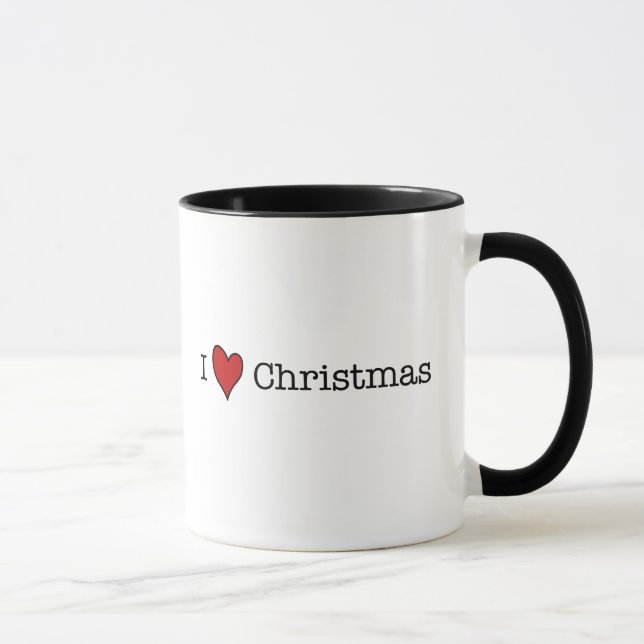 I heart Christmas Mug (Right)