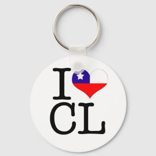 I heart CL keychain