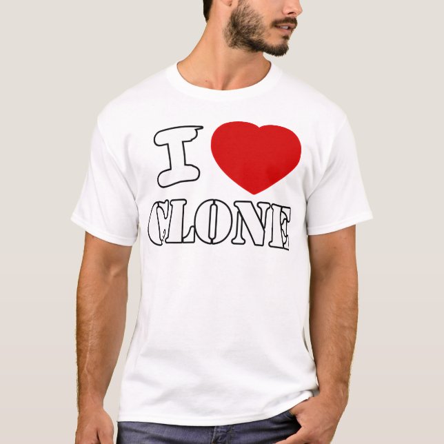 I HEART CLONE T-Shirt (Front)