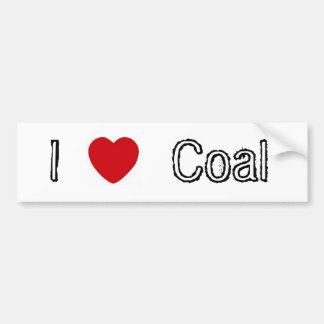 I Heart Coal Bumper Sticker