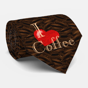 I Heart Coffee Tie