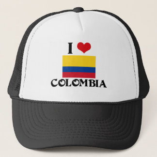 I HEART COLOMBIA TRUCKER HAT
