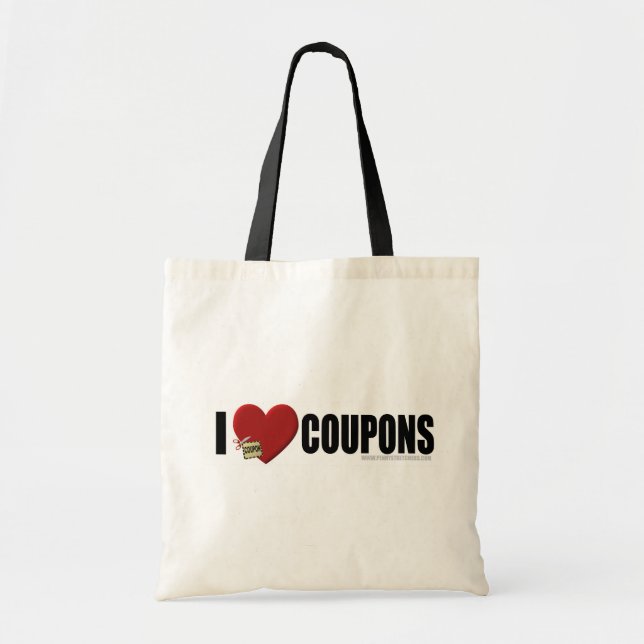 I "Heart" Coupons Tote Bag (Front)