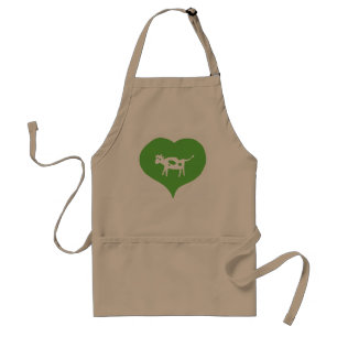 I Heart Cows Apron