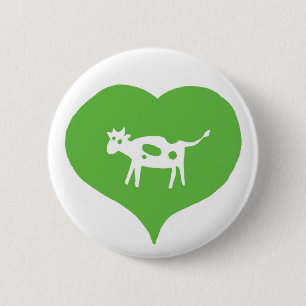 I Heart Cows Pin