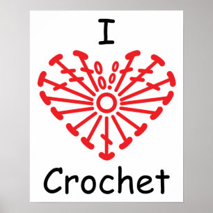 I Heart Crochet -Heart Crochet Chart Pattern