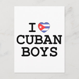 I Heart Cuban Boys Postcard