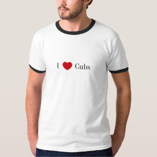 I heart Cubs ringer T-Shirt