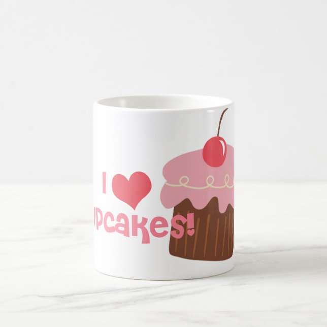 i heart cupcake big MUG (Center)
