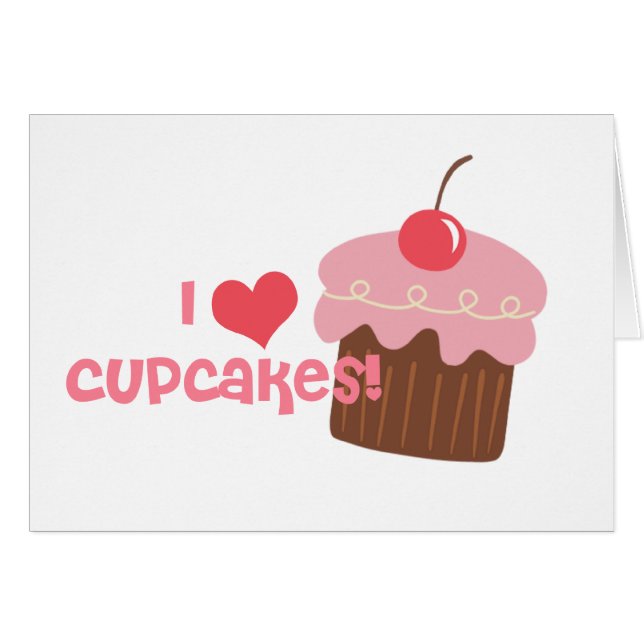 i heart cupcakes (Front Horizontal)