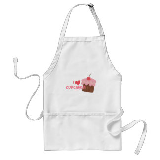 I heart cupcakes standard apron