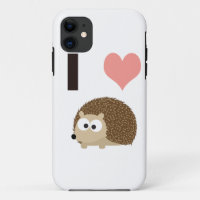 I heart cute hedgehog