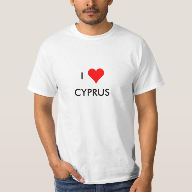 i heart cyprus T-Shirt (Front)