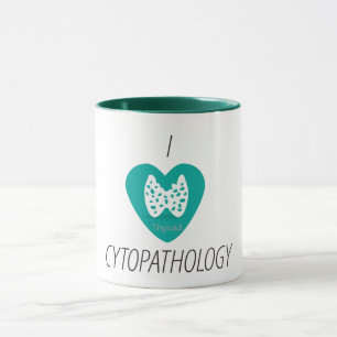 I heart cytopathology - thyroid mug
