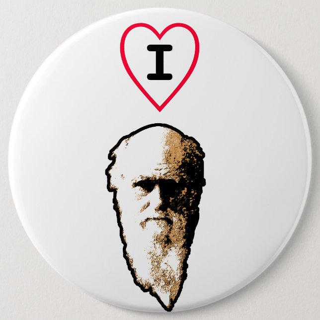 I Heart Darwin 6 Cm Round Badge (Front)
