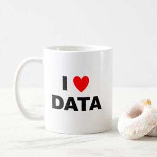I Heart Data Mug (double sided)