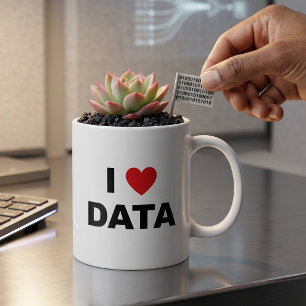 I Heart Data Mug (double sided)