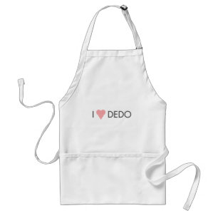 I HEART DEDO STANDARD APRON