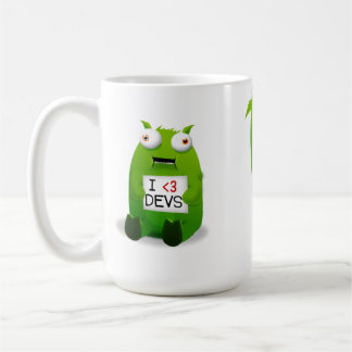 I Heart Developers Tumbeasts Mug