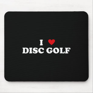 I Heart Disc Golfer - I Love Disc Golf Mouse Mat