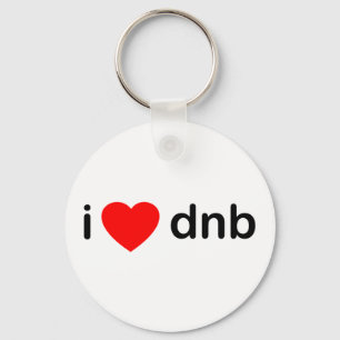 I Heart DNB Key Ring