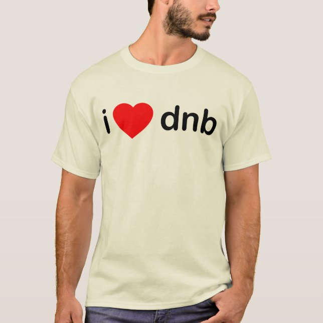 I Heart DNB T-Shirt (Front)