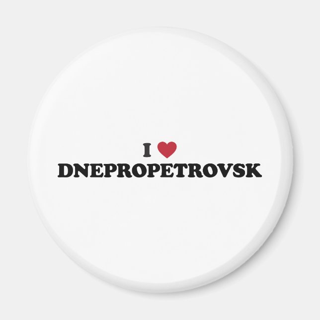 I Heart Dnipropetrovsk Ukraine Magnet (Front)