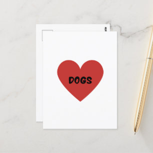 I Heart Dogs Card