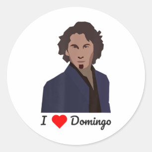 I Heart Domingo _1 Classic Round Sticker