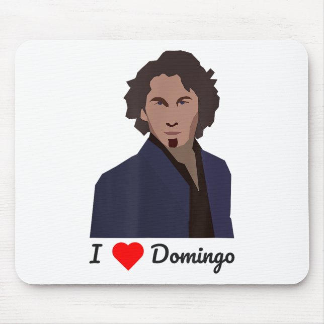 I Heart Domingo _1  Mouse Mat (Front)
