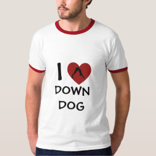 I Heart Down Dog - Yoga Tees for Men