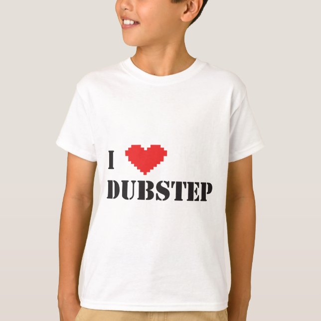 i Heart Dubstep T-Shirt (Front)