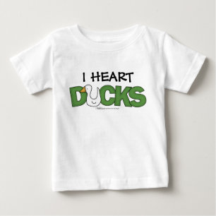 I Heart Ducks Baby T-Shirt