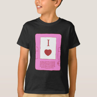 i heart ebooks (pink) T-Shirt