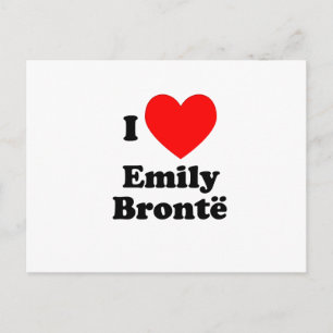 I Heart Emily Bronte Postcard