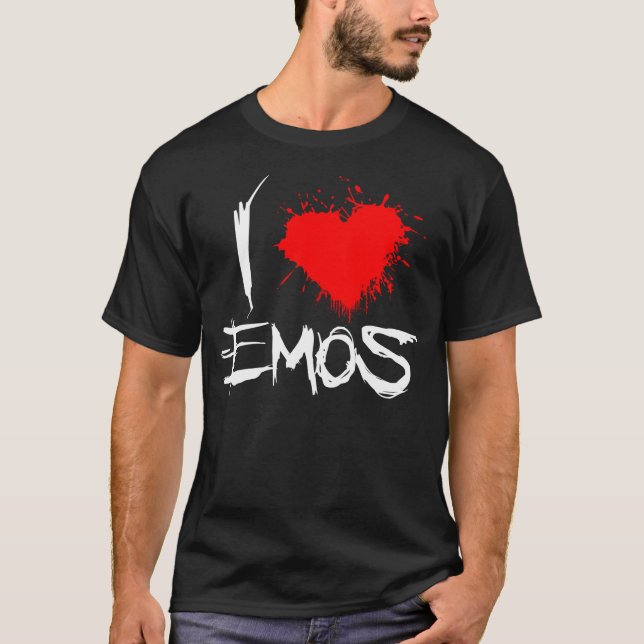 I Heart Emos T-Shirt (Front)