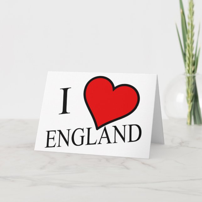 I Heart England bk gccnt Card (Front)