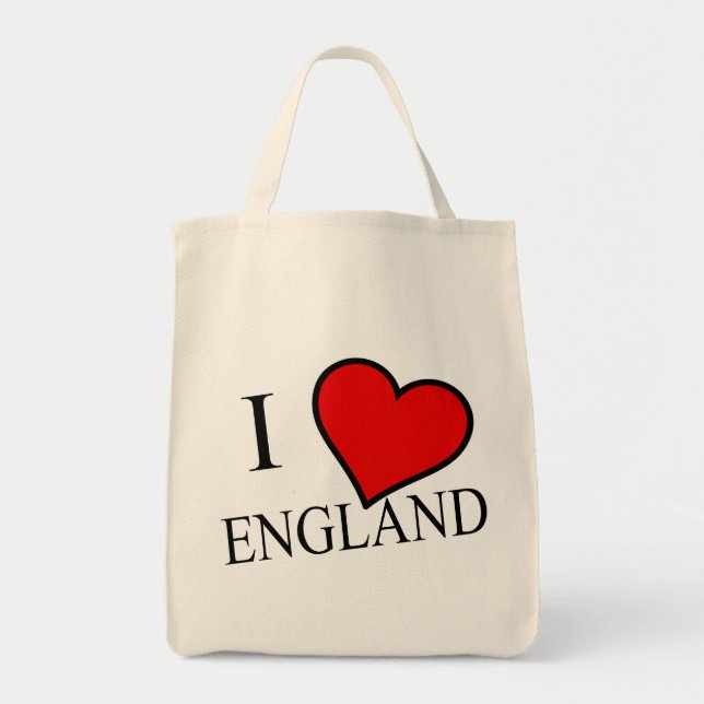 I Heart England bk gtcnt Tote Bag (Front)