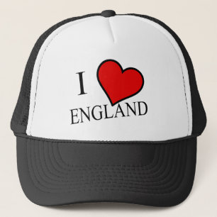 I Heart England bk thcnt Trucker Hat