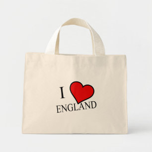 I Heart England bk ttcnt Mini Tote Bag