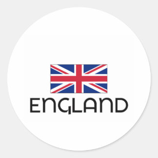 I HEART ENGLAND CLASSIC ROUND STICKER
