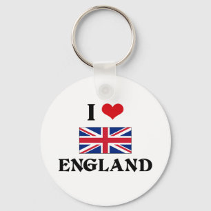 I HEART ENGLAND KEY RING