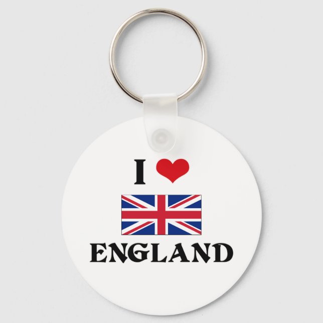 I HEART ENGLAND KEY RING (Front)