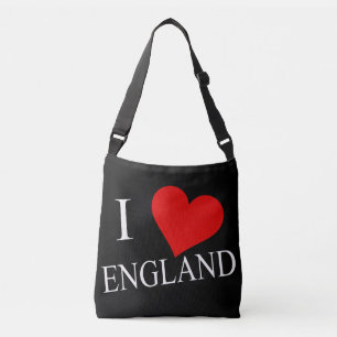 I Heart England wt cbbcnt Crossbody Bag