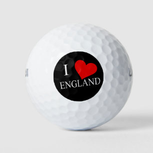 I Heart England wt wu gbcnt Golf Balls