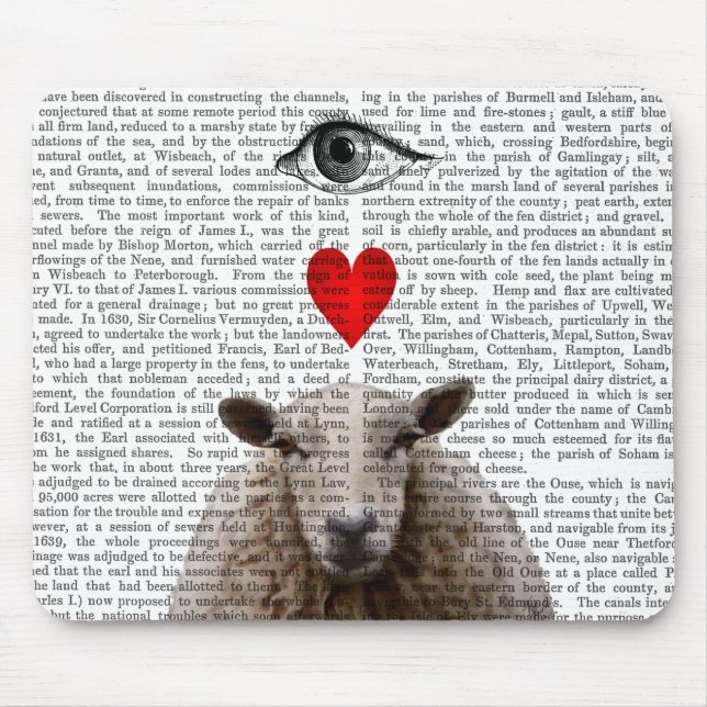 I Heart Ewe Mouse Mat (Front)
