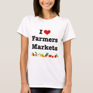I Heart Farmers Markets T-Shirt