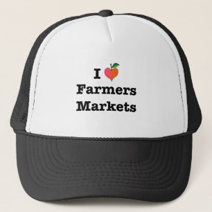 I Heart Farmers Markets Trucker Hat
