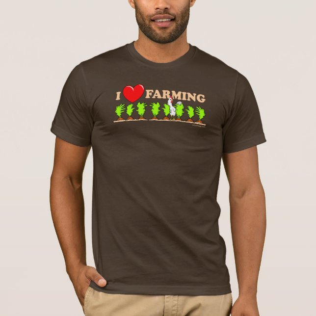 I Heart Farming T-Shirt (Front)