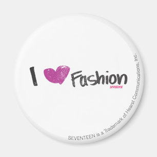 I Heart Fashion Aqua Magnet